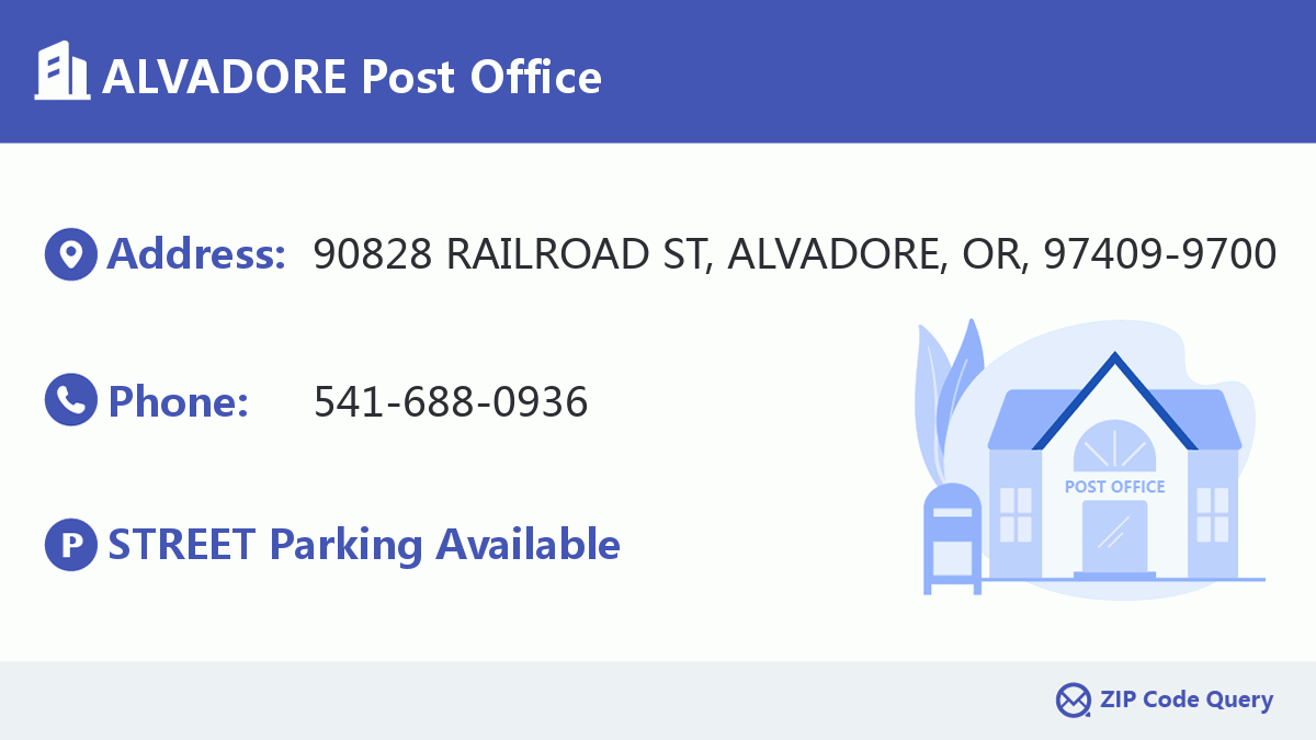 Post Office:ALVADORE