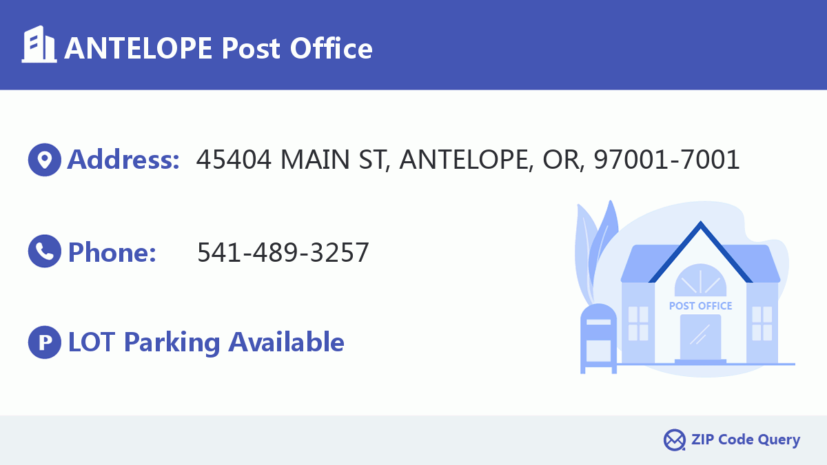 Post Office:ANTELOPE