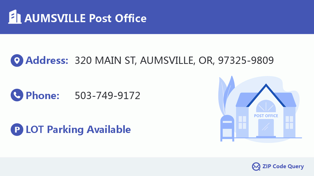 Post Office:AUMSVILLE