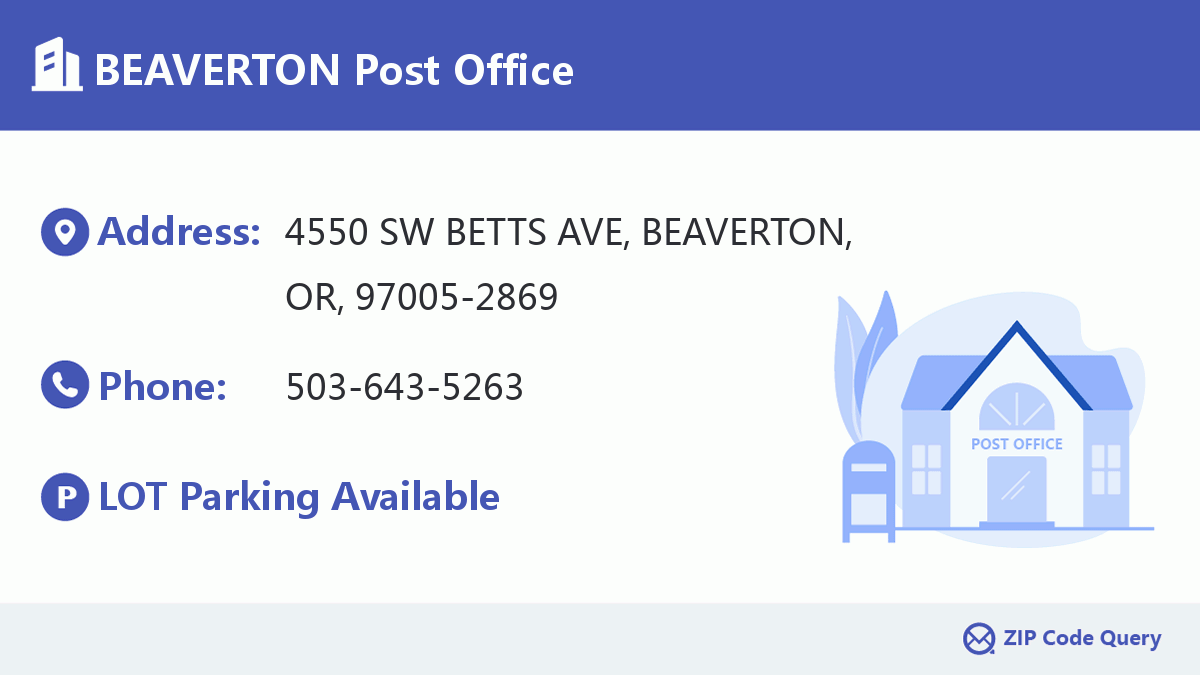 Post Office:BEAVERTON
