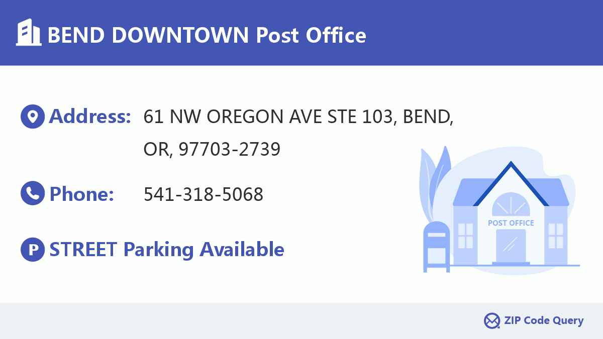 Post Office:BEND DOWNTOWN