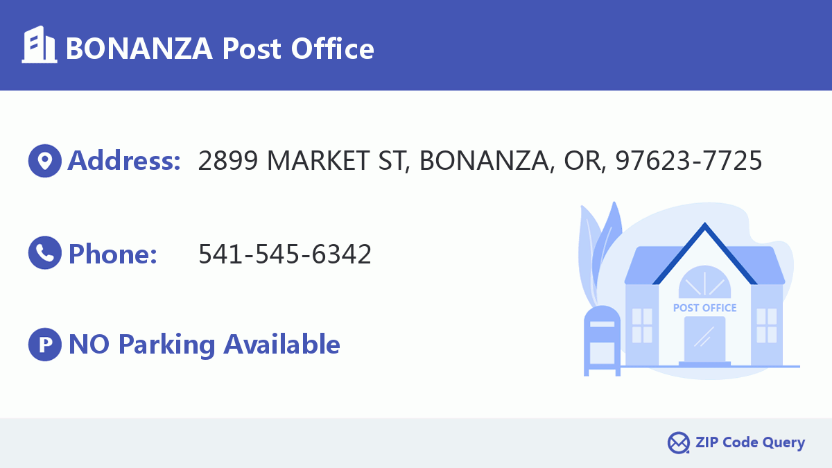 Post Office:BONANZA