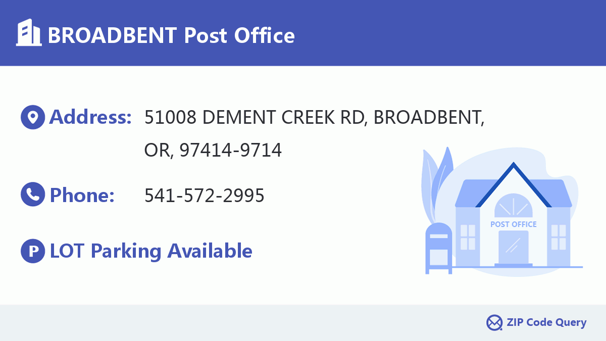 Post Office:BROADBENT