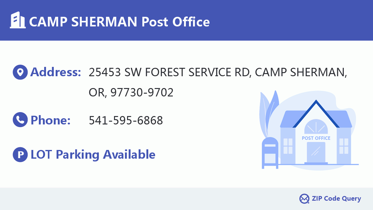 Post Office:CAMP SHERMAN