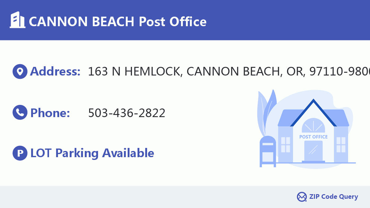 Post Office:CANNON BEACH