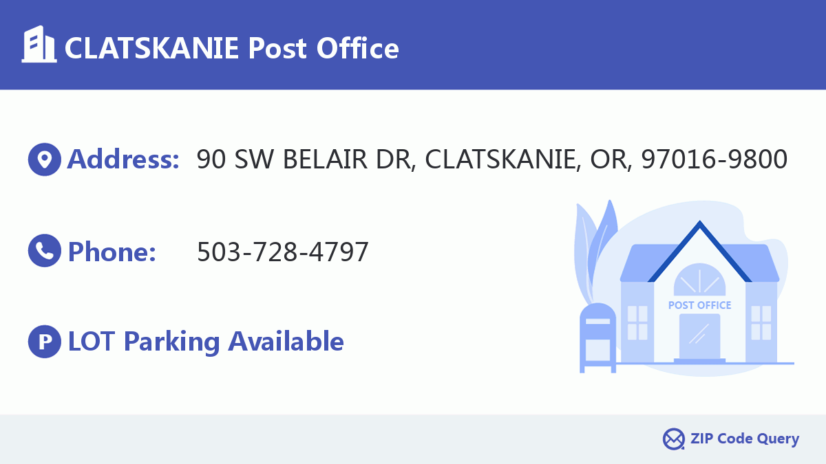 Post Office:CLATSKANIE