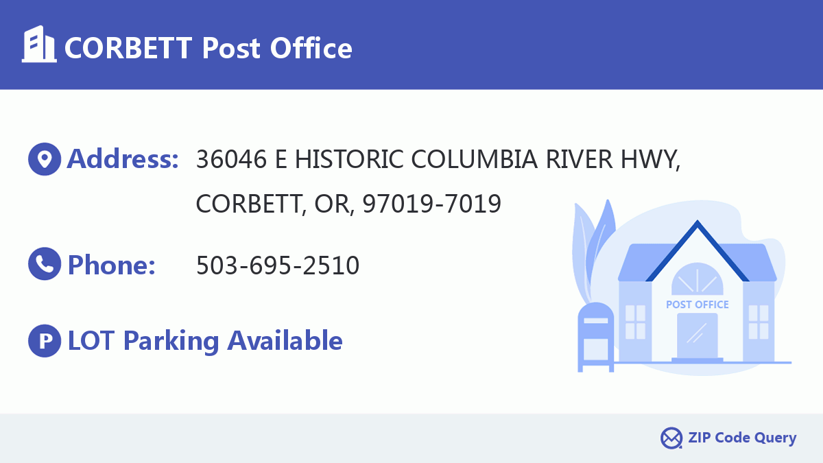 Post Office:CORBETT