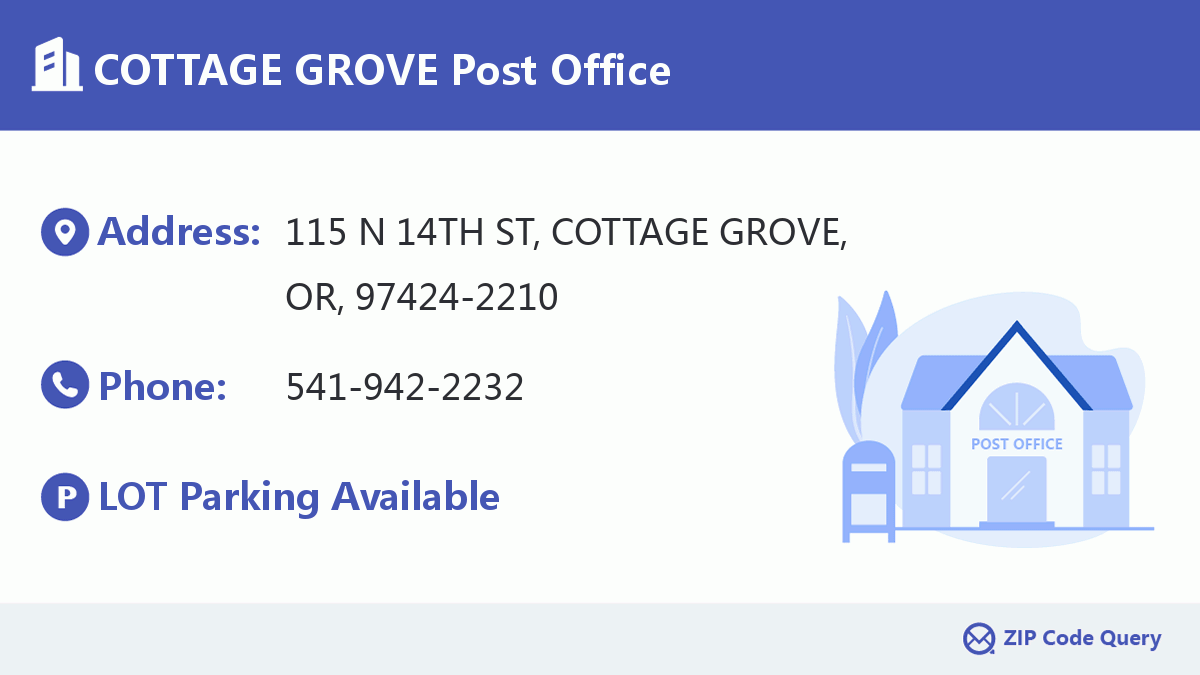 Post Office:COTTAGE GROVE