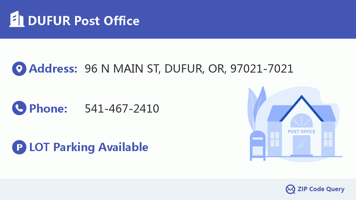 Post Office:DUFUR