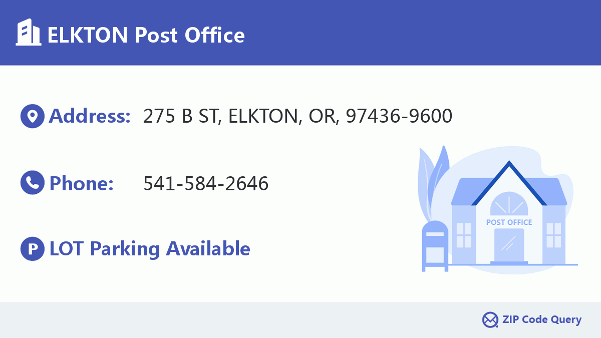 Post Office:ELKTON