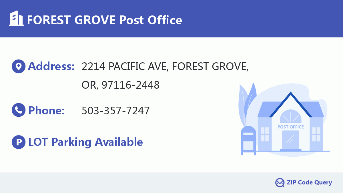 Post Office:FOREST GROVE