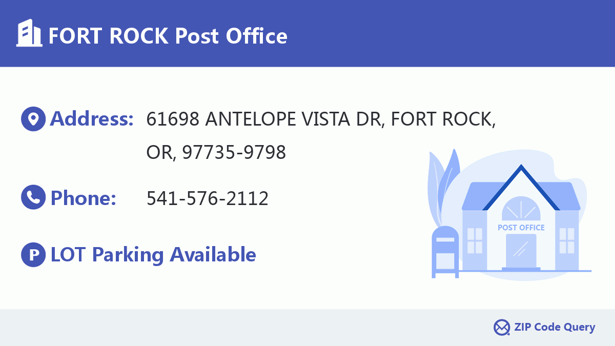 Post Office:FORT ROCK