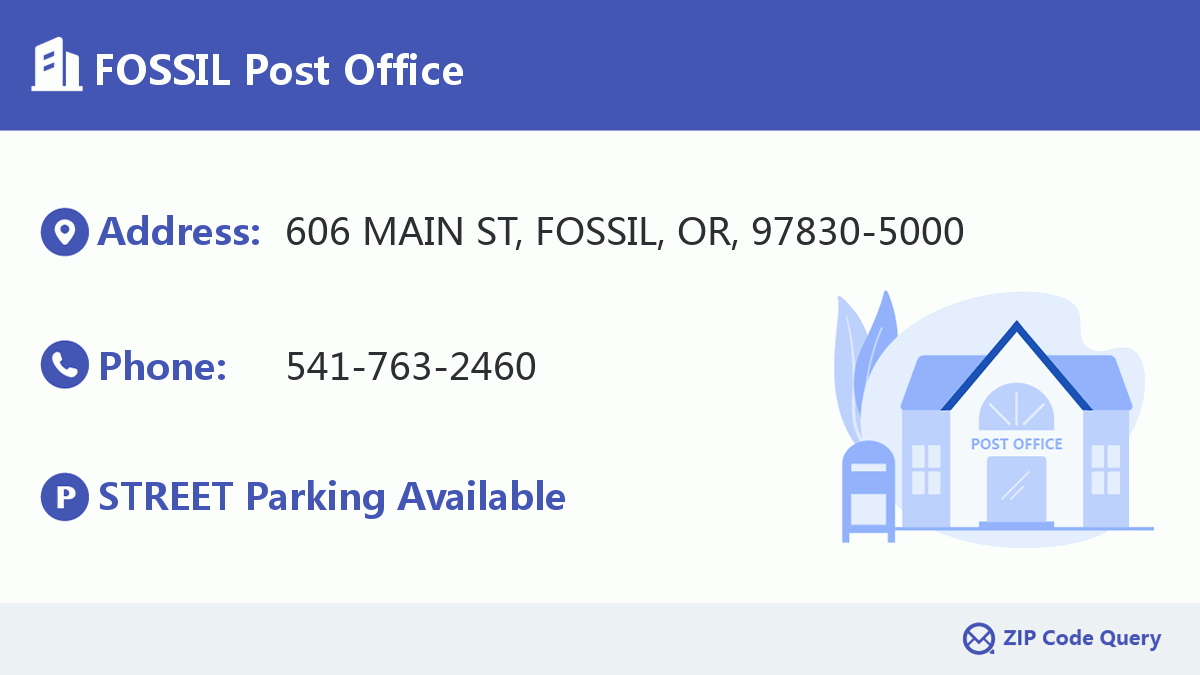 Post Office:FOSSIL