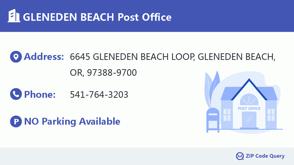 Post Office:GLENEDEN BEACH