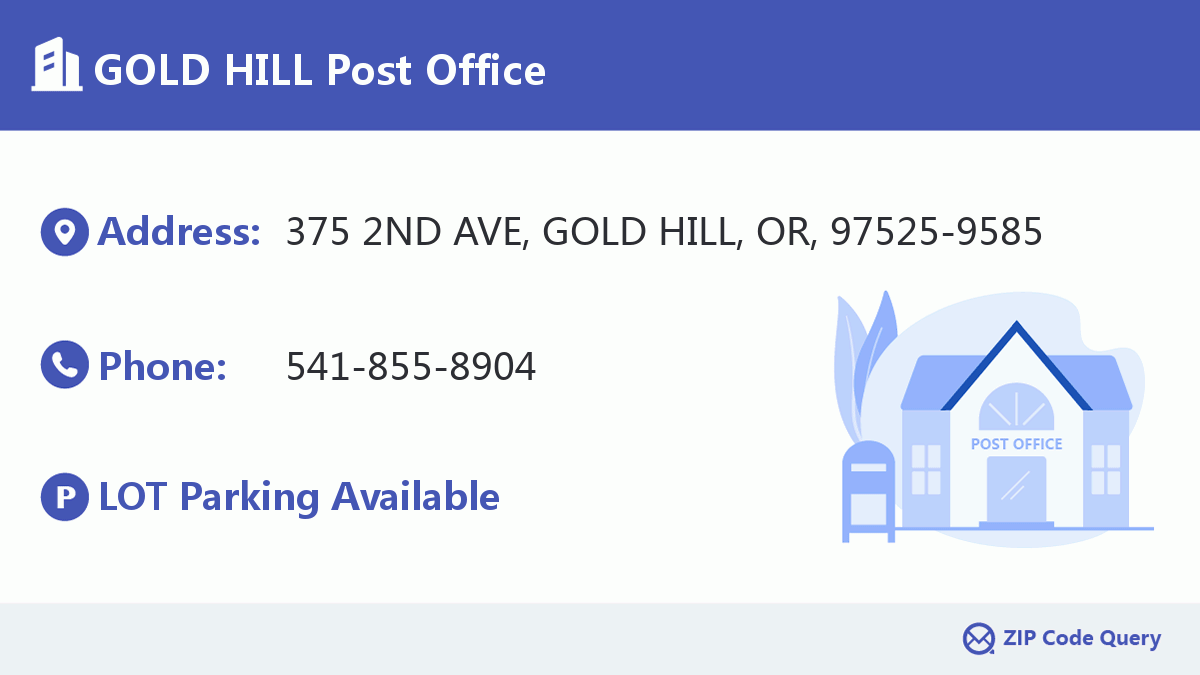 Post Office:GOLD HILL