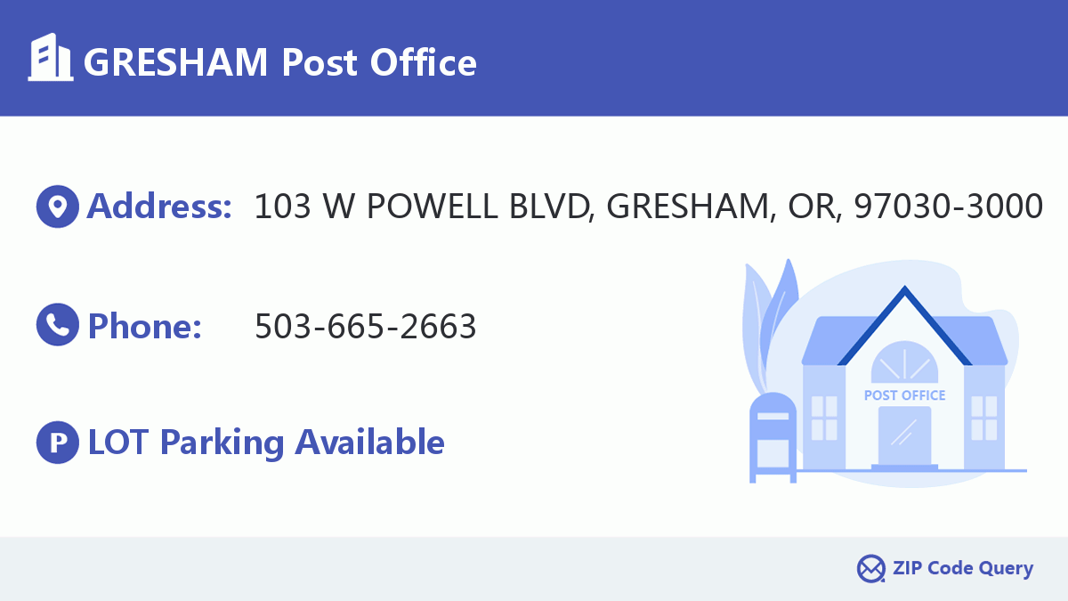 Post Office:GRESHAM