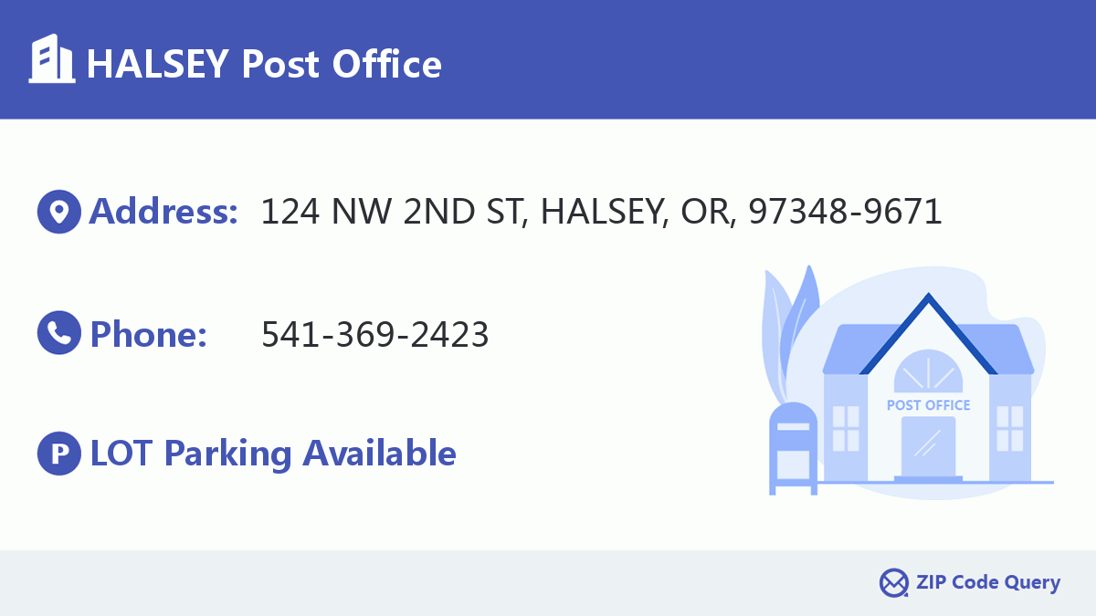 Post Office:HALSEY