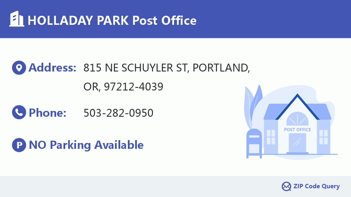 Post Office:HOLLADAY PARK