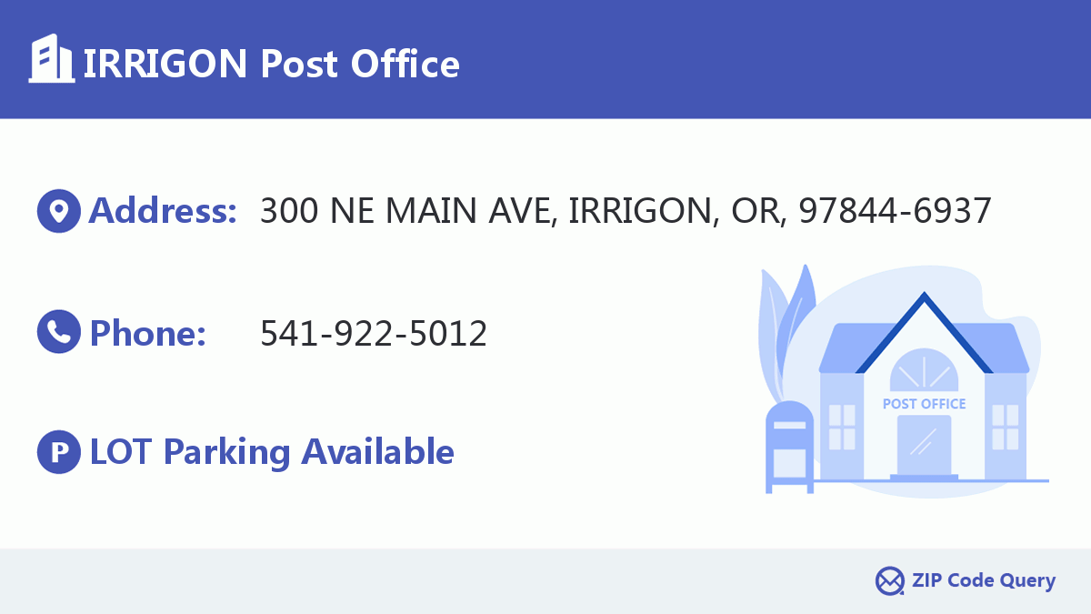 Post Office:IRRIGON