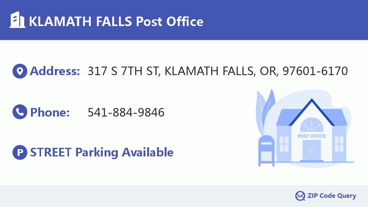 Post Office:KLAMATH FALLS