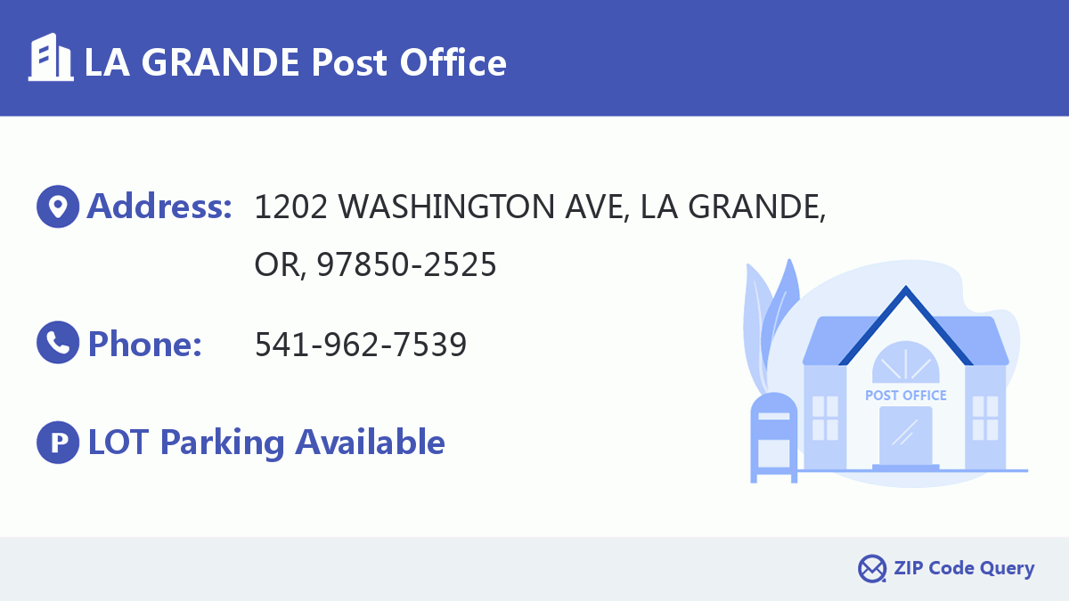 Post Office:LA GRANDE