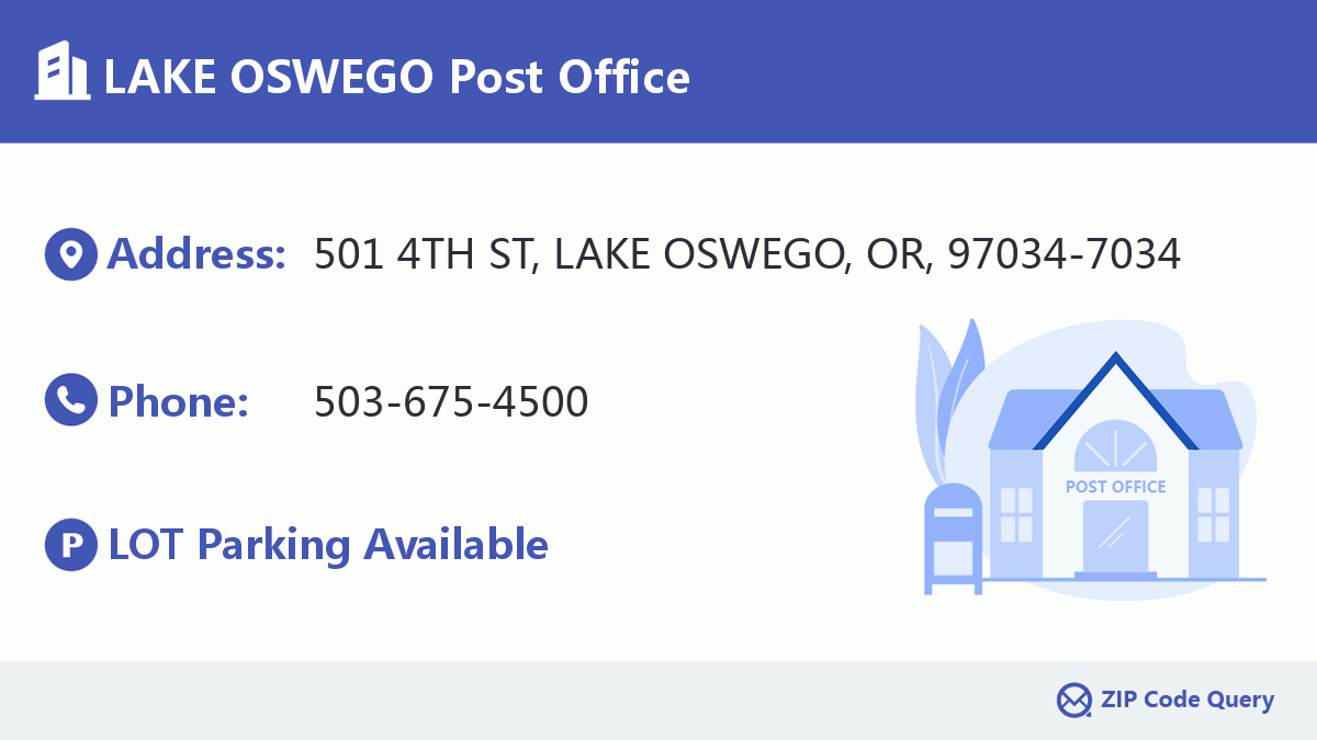 Post Office:LAKE OSWEGO