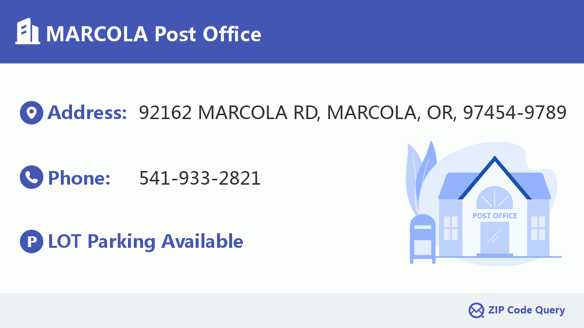 Post Office:MARCOLA