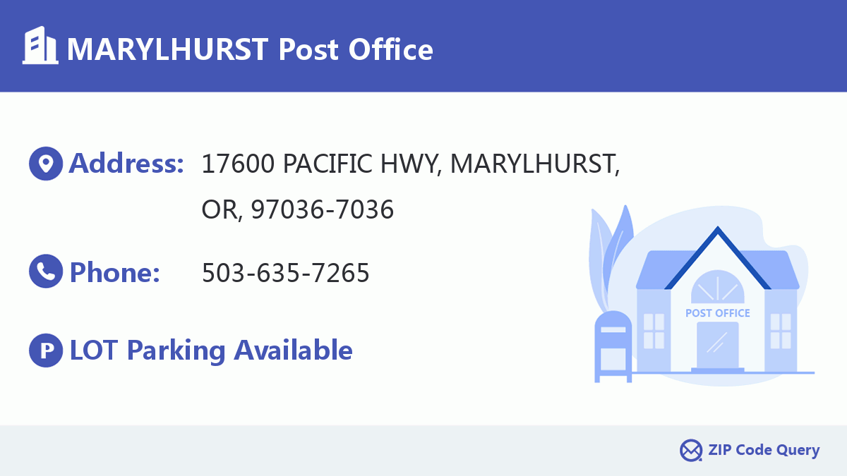 Post Office:MARYLHURST