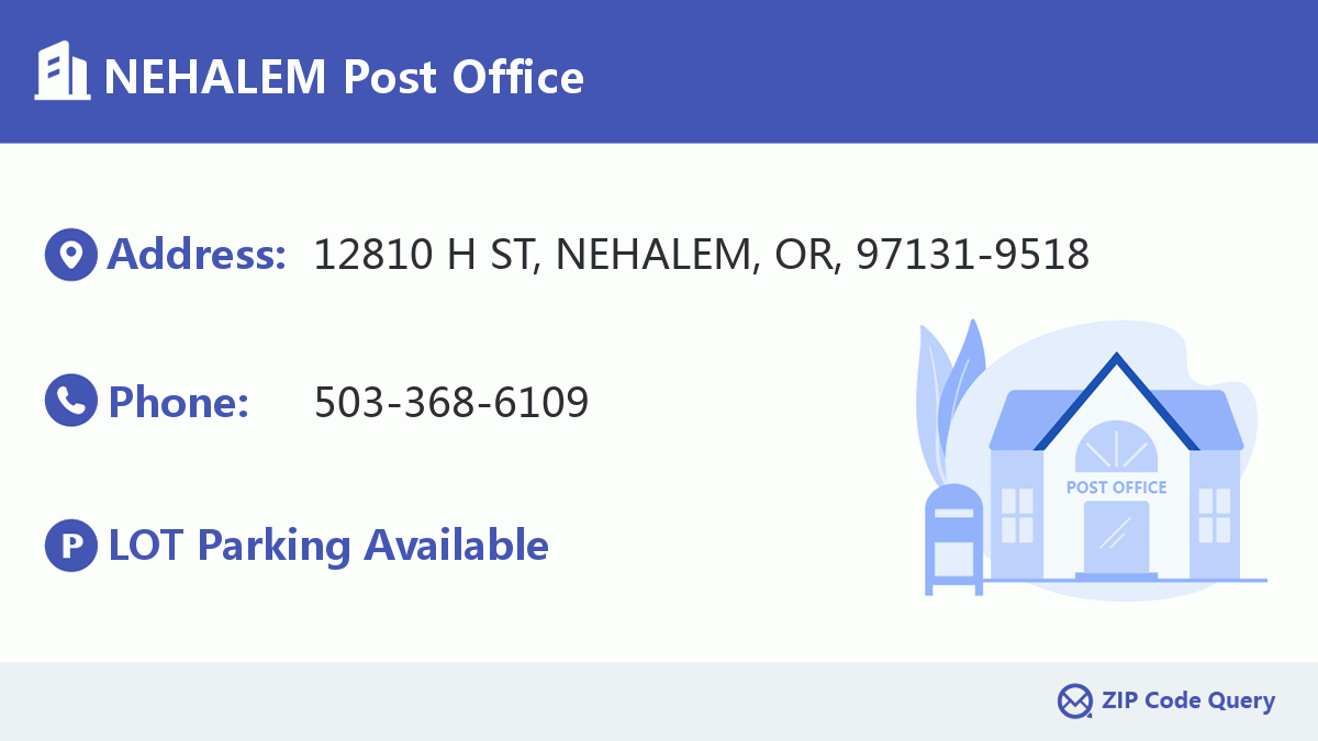 Post Office:NEHALEM
