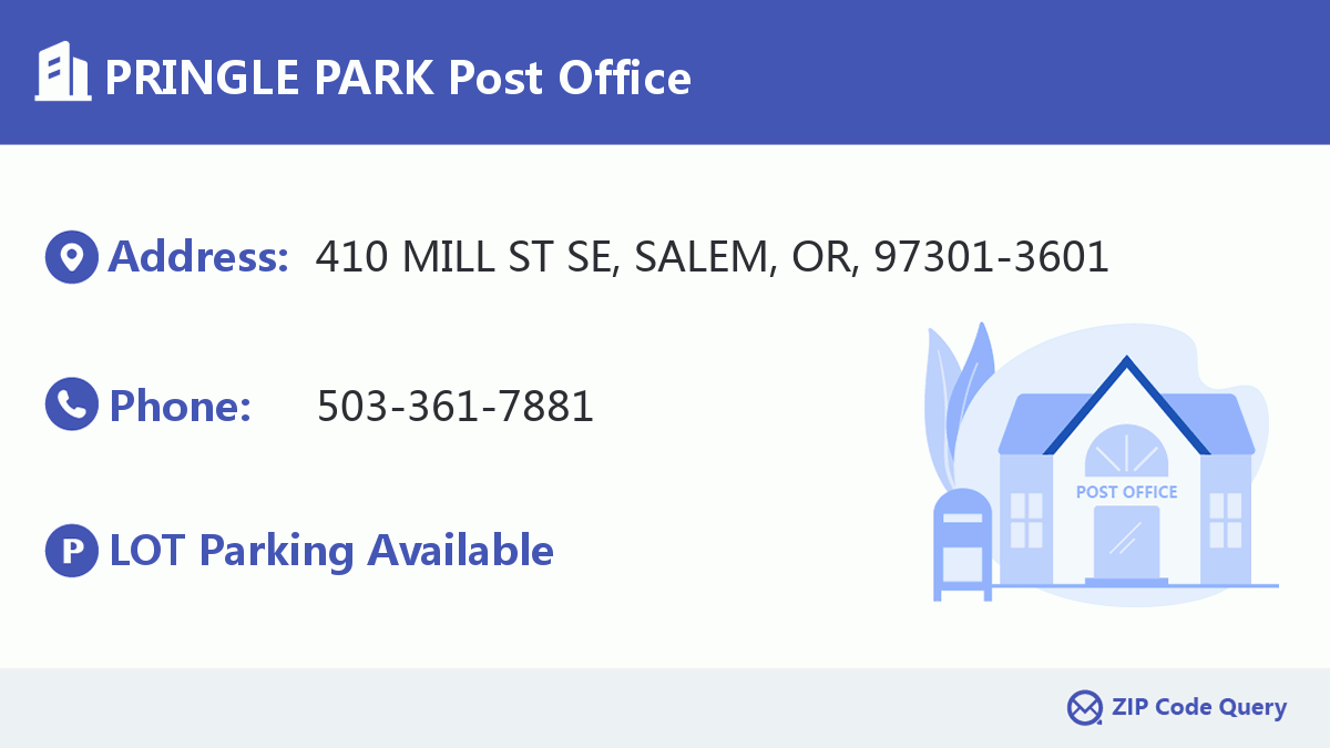 Post Office:PRINGLE PARK