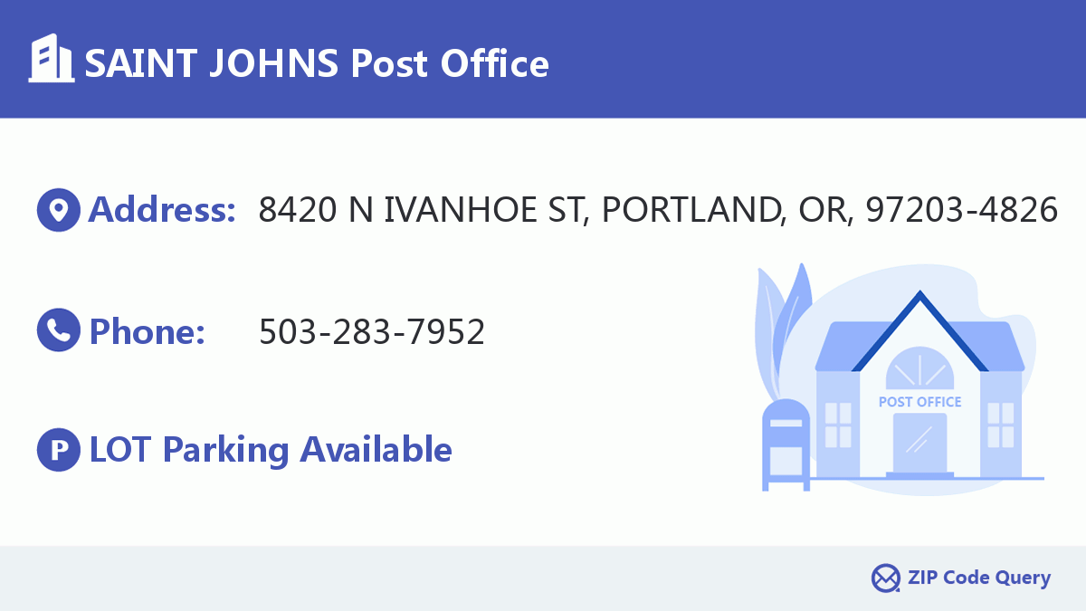 Post Office:SAINT JOHNS