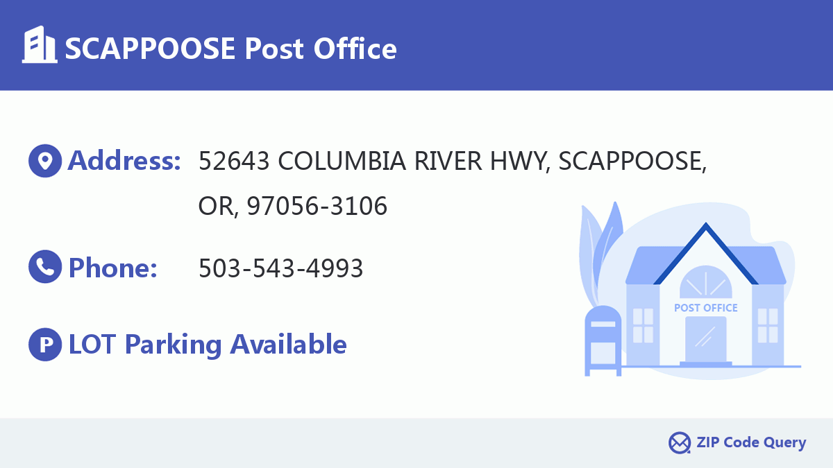 Post Office:SCAPPOOSE