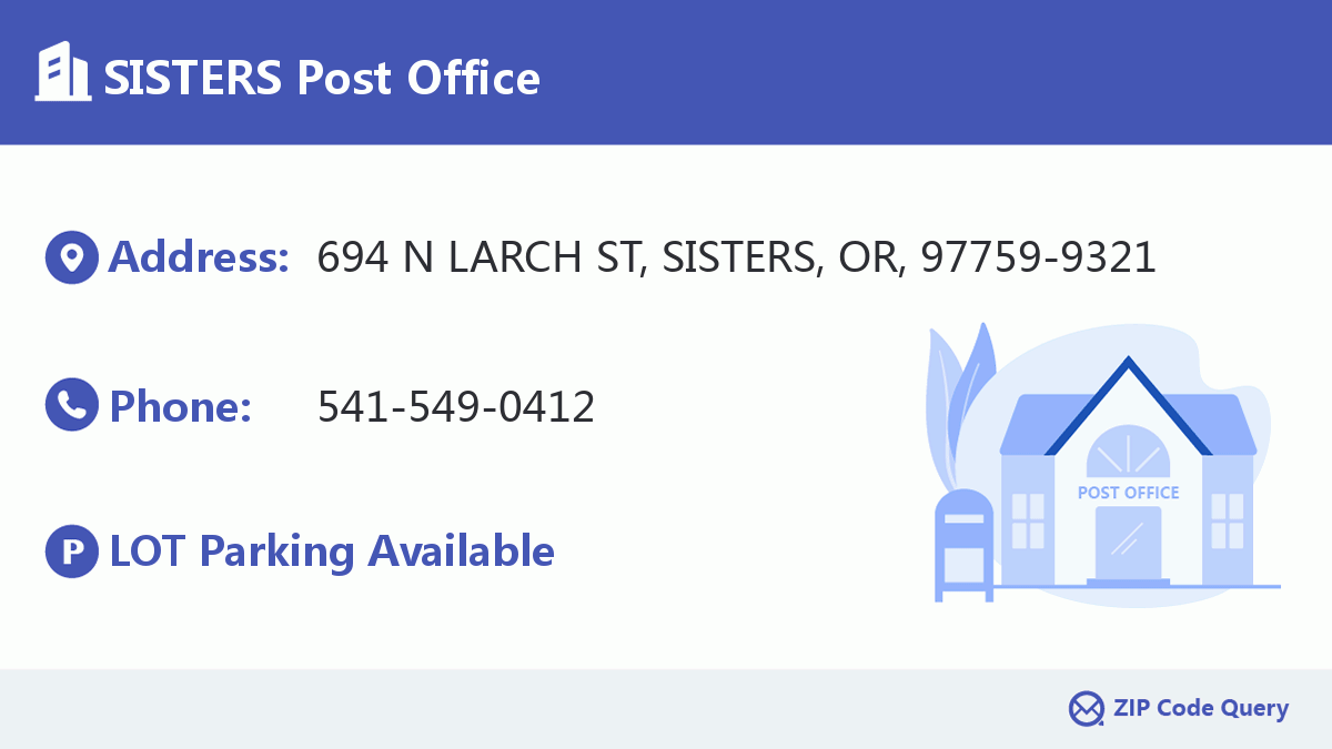 Post Office:SISTERS
