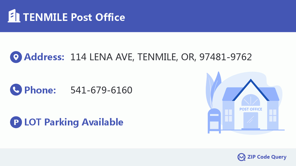 Post Office:TENMILE