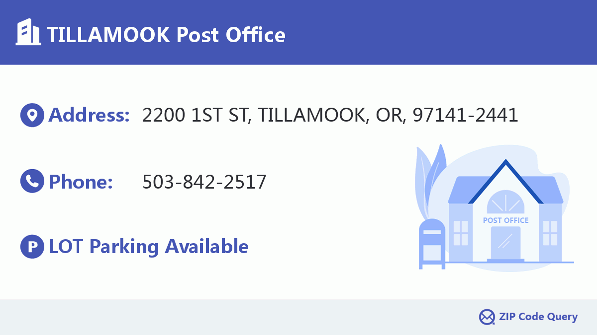 Post Office:TILLAMOOK