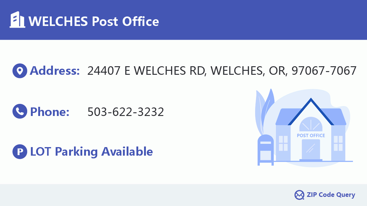 Post Office:WELCHES