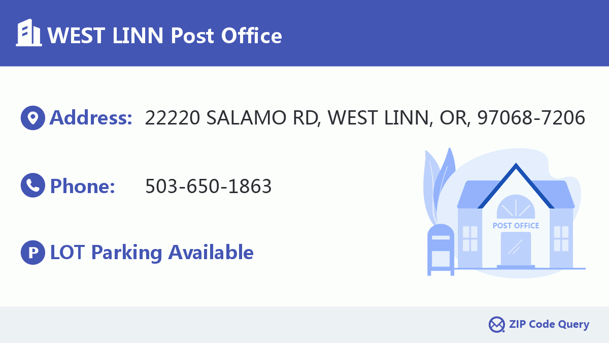 Post Office:WEST LINN