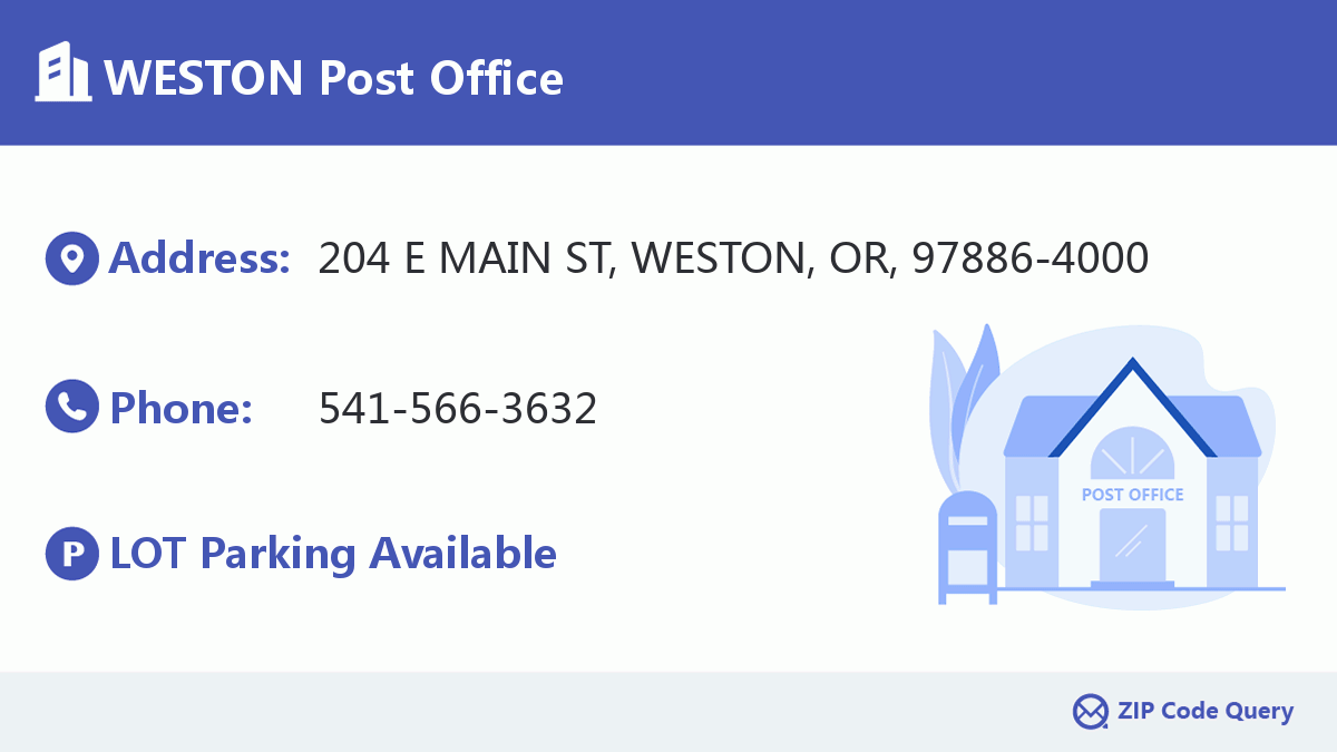 Post Office:WESTON