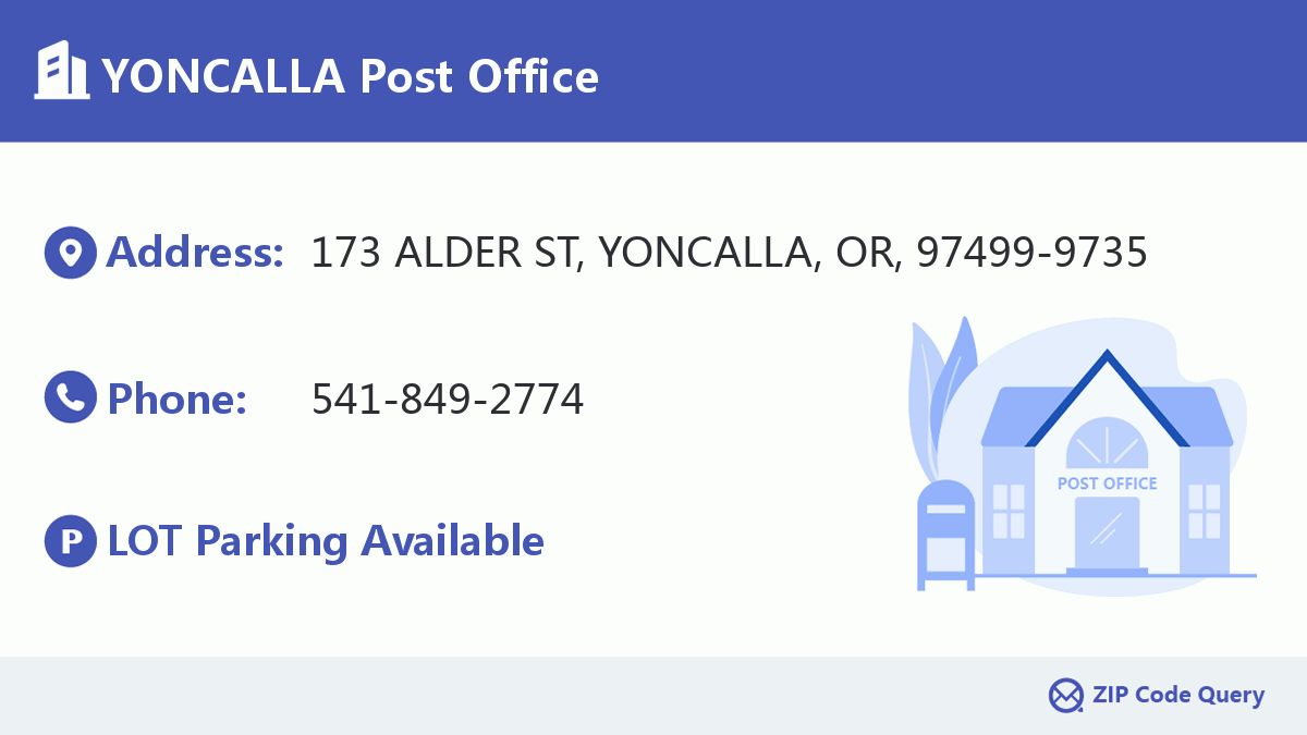 Post Office:YONCALLA